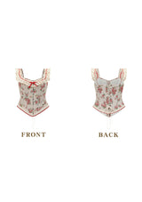 Curve & Plus Rosey Christmas Cottage Corset