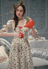 Wild Strawberry Paradise Dress
