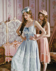 Ice Jade Flower Corset (underbust)