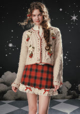 Strawberry Mont Blanc Knit Hair Clip