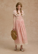 Pink Champagne Corset Dress