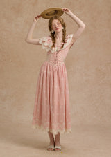 Pink Champagne Corset Dress
