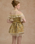 Sonnenblumen-Korsettkleid