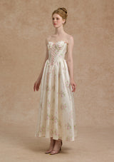 Love Flower Notes Corset Dress