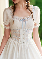 Dear White Pages Corset Dress