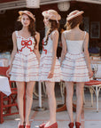 Red Ribbon Cake Dress