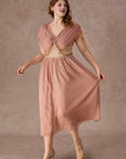 Curve&Plus Rose Olive Dress