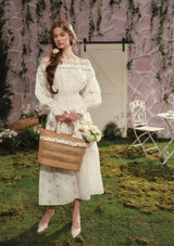 White Camellia Dress