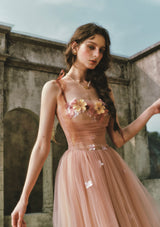 Fluttering Ribbon Dance Corset Dress