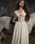 White Chocolate Warrior Corset Dress