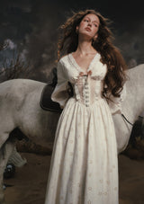 White Chocolate Warrior Corset Dress