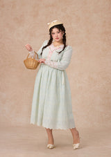 Curve&Plus Outing Straw Hat Dress