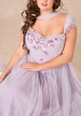 Curve&Plus Ode to Purple Iris Dress