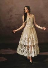 Holy Golden Chalice Corset