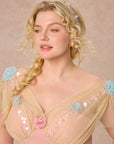 Curve&Plus Wind Perched Rose Quartz Dress