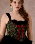 Curve&Plus Smoked Berries Corset Dress