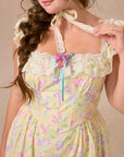 Curve&Plus Honey Tea Garden Dress