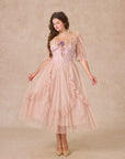 Curve&Plus Violet Mandarin Duck Princess Dress