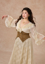 Curve&Plus Suede Corset (underbust)