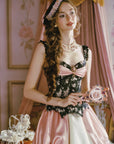 Night Feast Pink Crystal Corset