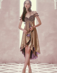 Purple Gold Aria Dress