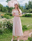 Countryside Florals Velvet Skirt