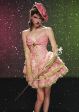 Grape Grinda Corset Dress (Short)