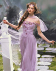 Ode to Purple Iris Dress