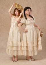 Curve&Plus Flower&Poetry Corset Dress