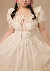 Curve&Plus Flower&Poetry Corset Dress