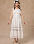 Curve & Plus "Pure White" Garnet Corset Dress