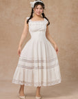 Curve & Plus "Pure White" Garnet Corset Dress