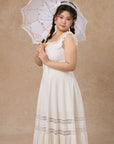 Curve & Plus "Pure White" Garnet Corset Dress
