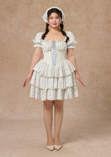 Curve&Plus Blue Dollhouse Corset Dress (Short)