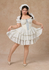 Curve&Plus Blue Dollhouse Corset Dress (Short)