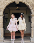 Powder Snow Rose Puffy Down Jacket (pink)