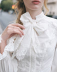 Lundenwic Plaid Tale A-Line Blouse