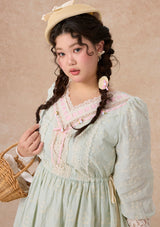 Curve&Plus Outing Straw Hat Dress