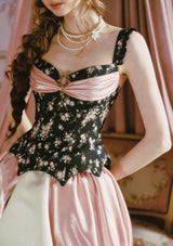 Night Feast Pink Crystal Corset