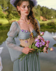 Turquoise Siren Corset Dress