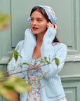 Left Bank Blue Kokosnuss-Strickjacke