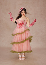 Curve&Plus Grape Grinda Corset Dress (Long)