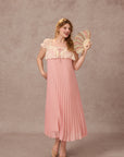 Curve&Plus Honeyed Peach Bloom Dress