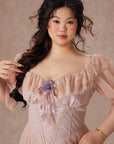 Curve&Plus Violet Mandarin Duck Princess Dress