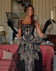 Black Secret Fan Corset