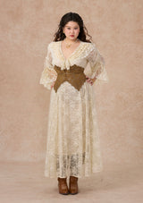 Curve&Plus White Horse Princess Dress