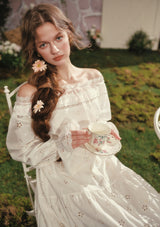 White Camellia Dress