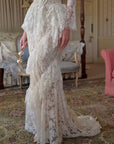 (Long-length)White Feather Looking-Glass Gown