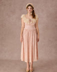 Curve&Plus Countryside Florals Velvet Skirt