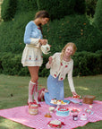 Christmas Berry Carol knit Cardigan (beige)